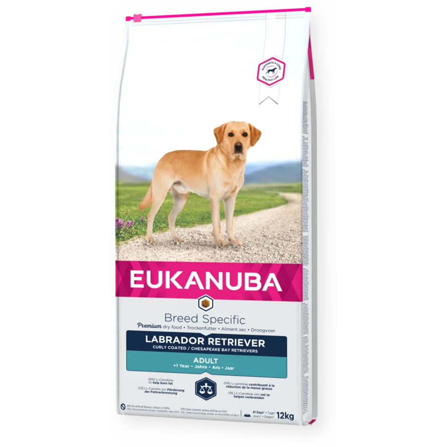EUKANUBA dry dog food (kibble) for adult Labrador Retrievers