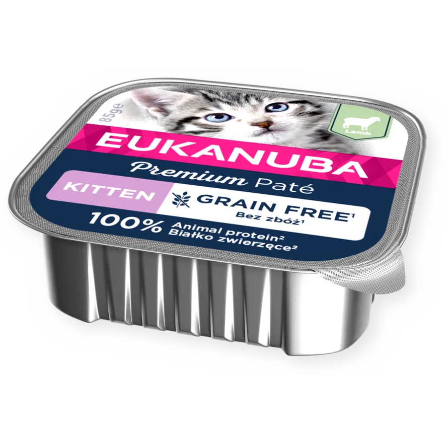 Cat Wet Food Kitten Grain Free Lamb