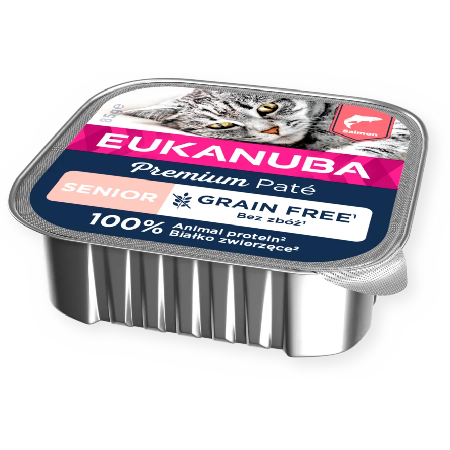Cat Wet Food Senior Grain Free Salmon